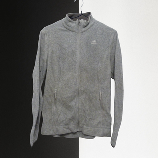 Sudadera Quechua Gris Cremallera