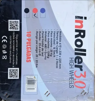 Patinete Eléctrico Infiniton inRoller 3.0 de 10"