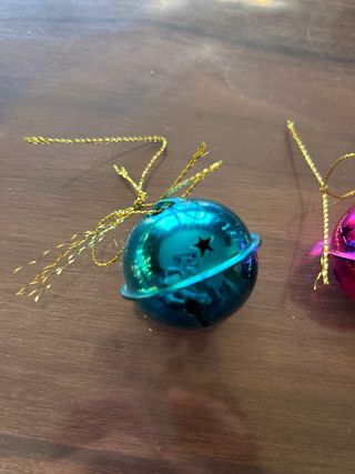 Cascabeles Decoración Árbol Navidad Metal