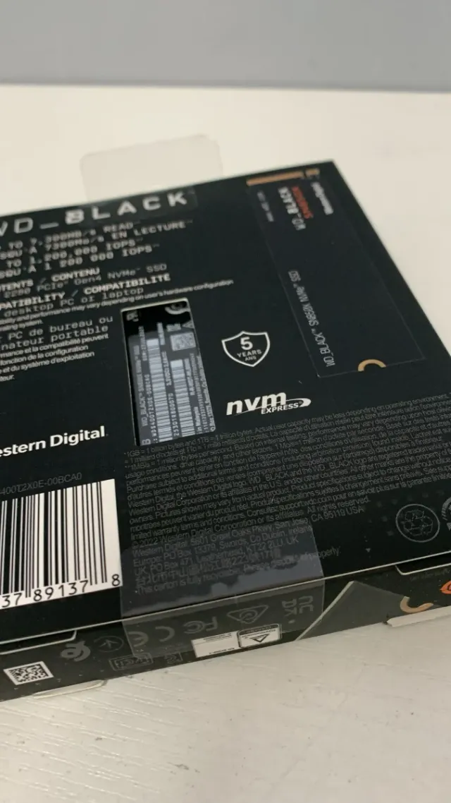 WD_BLACK SN850X NVMe SSD 4TB