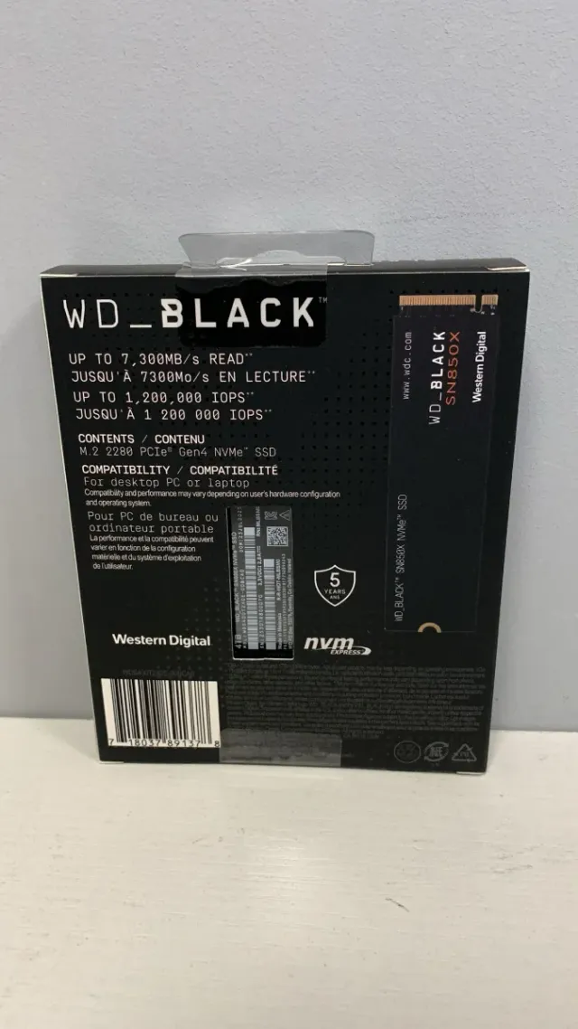 WD_BLACK SN850X NVMe SSD 4TB