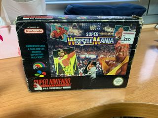 Scatola originale Super Wrestlemania SNES PAL
