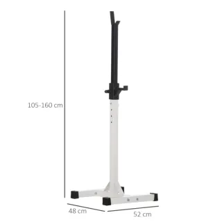 Soporte para Barras de  Pesas Acero Ajustable