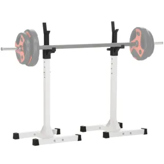 Soporte para Barras de  Pesas Acero Ajustable