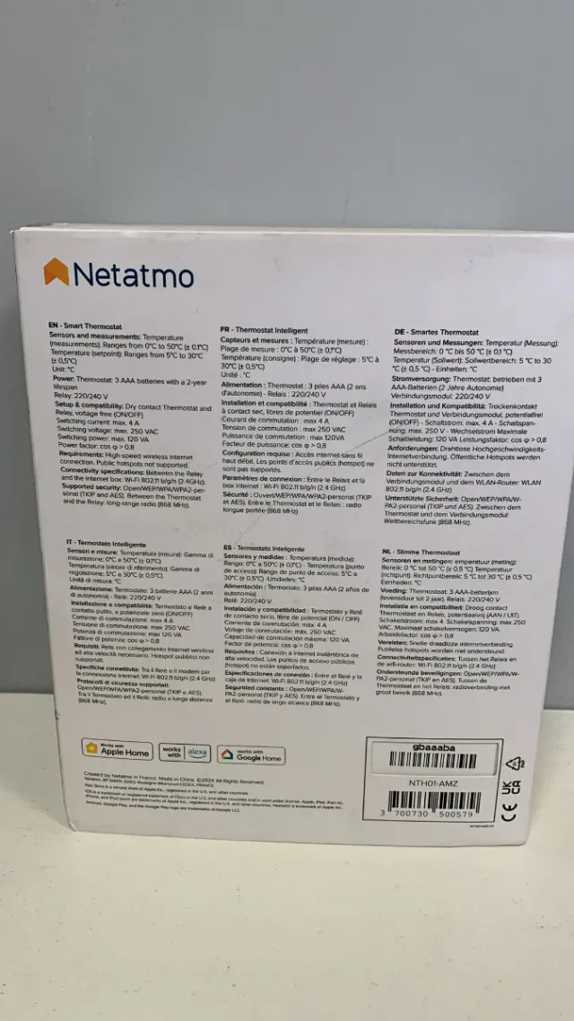 Netatmo Termostato Inteligente
