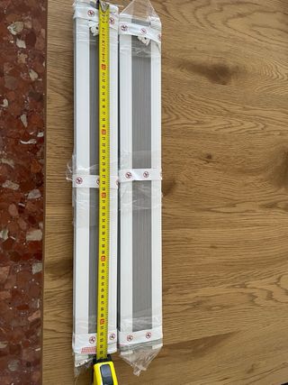 Estor Gardinia Plisado Sin Taladro Blanco