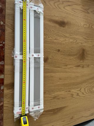 Estor Gardinia Plisado Sin Taladro Blanco