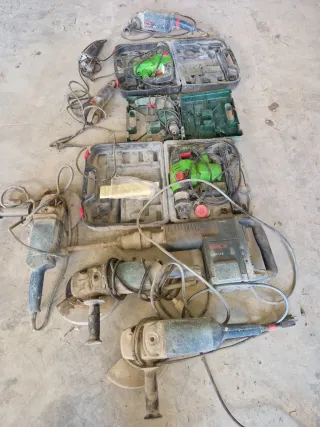 Lote Herramientas Eléctricas: Taladro, Radial, Mar