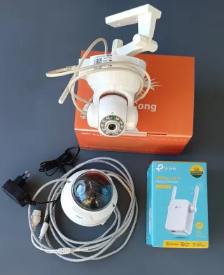 Lote Cámaras Vigilancia + Extensor WiFi