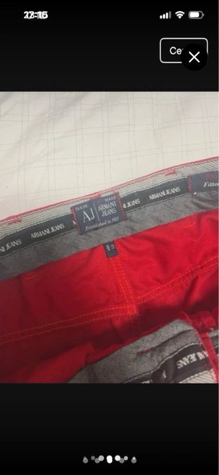 Pantalón Armani Jeans original corte inglés