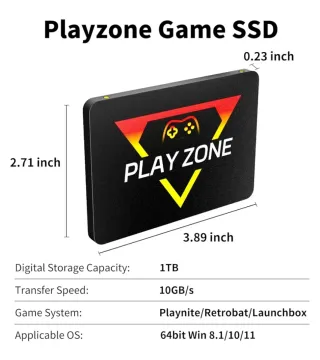 Kit SSD 1TB + 2 Mandos Play Zone