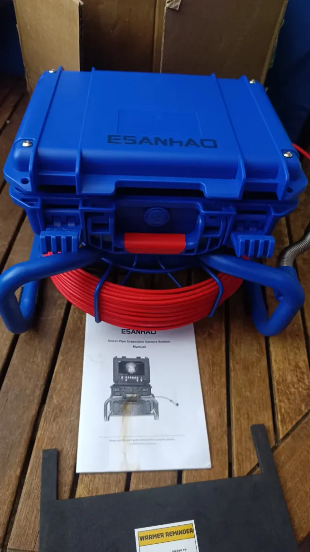 Cámara Endoscópica 9" Monitor Roto 30m