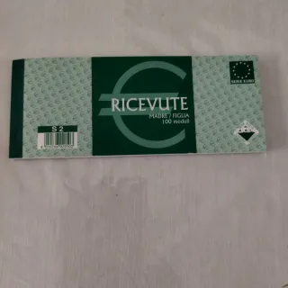 Blocco Ricevute Madre/Figlia 100 Moduli