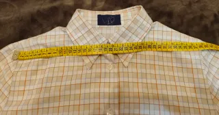 Blusa cuadros beige talla 42