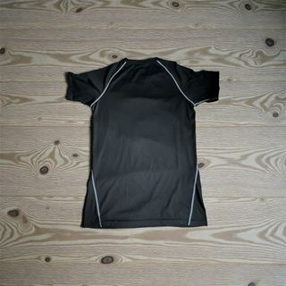 Camiseta gimnasio negra de compresión