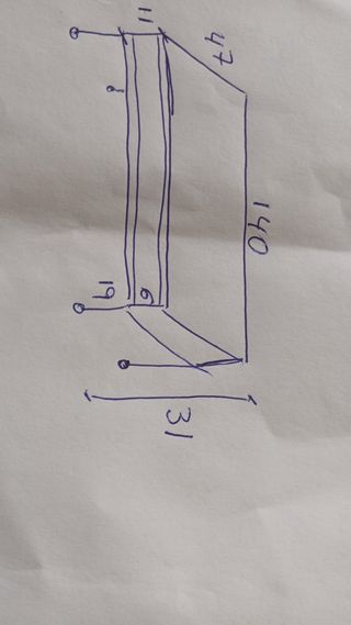 Mueble TV Ikea Negro Brillante