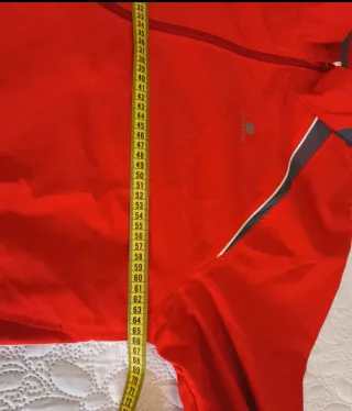 Chaqueta deportiva roja Domyos