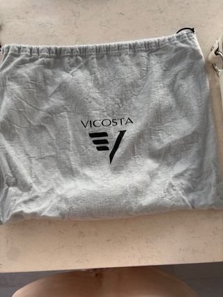 Bolso Vicosta Piel Blanco Pequeño