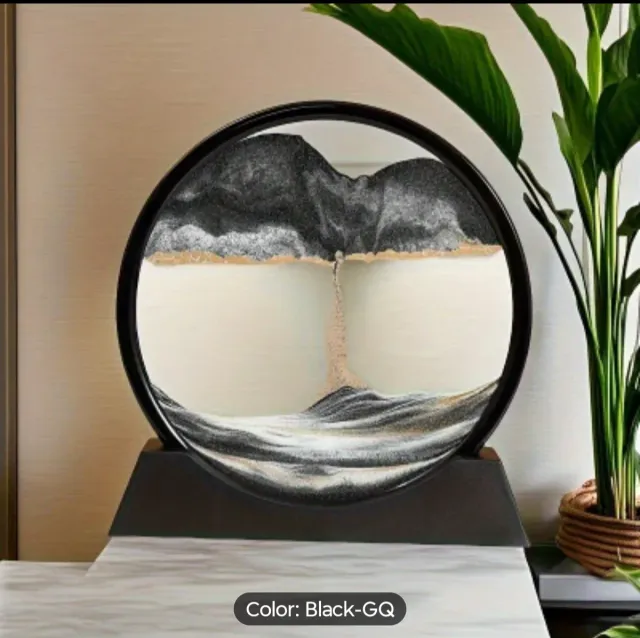 Esferas de arena. En colorores negros y rojos