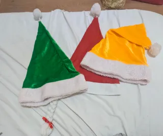 Lote de 3 Gorros Navideños