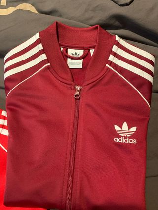 Chaqueta Adidas Roja 15/16 años y 12/13 años