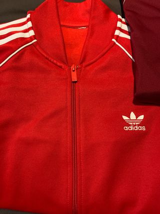 Chaqueta Adidas Roja 15/16 años y 12/13 años