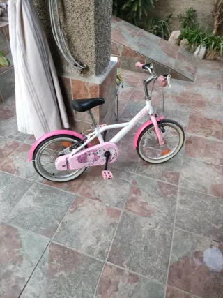Bicicleta infantil rosa