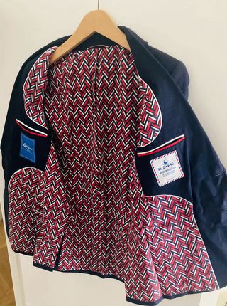 Chaqueta chico azul marino