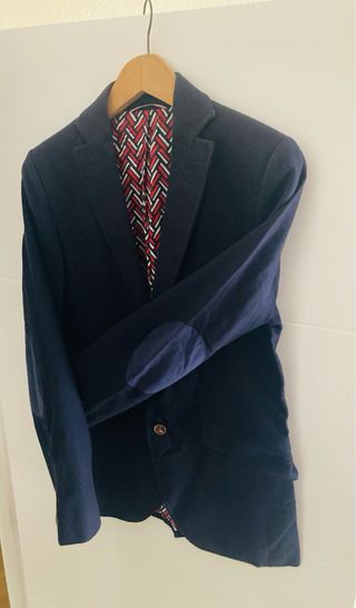 Chaqueta chico azul marino