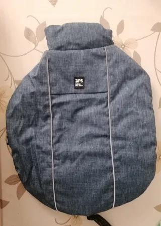 Cappotto per cane 3PS blu/grigio