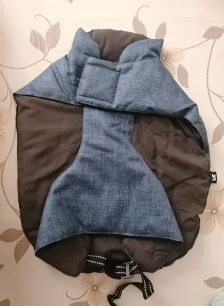 Cappotto per cane 3PS blu/grigio