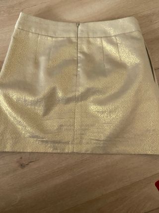 Falda Banana Republic dorada talla 38