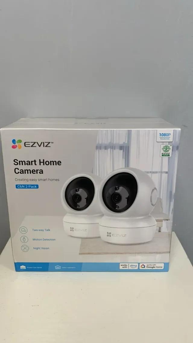 2 Cámaras EZVIZ C6N WiFi Vigilancia Interior 1080P