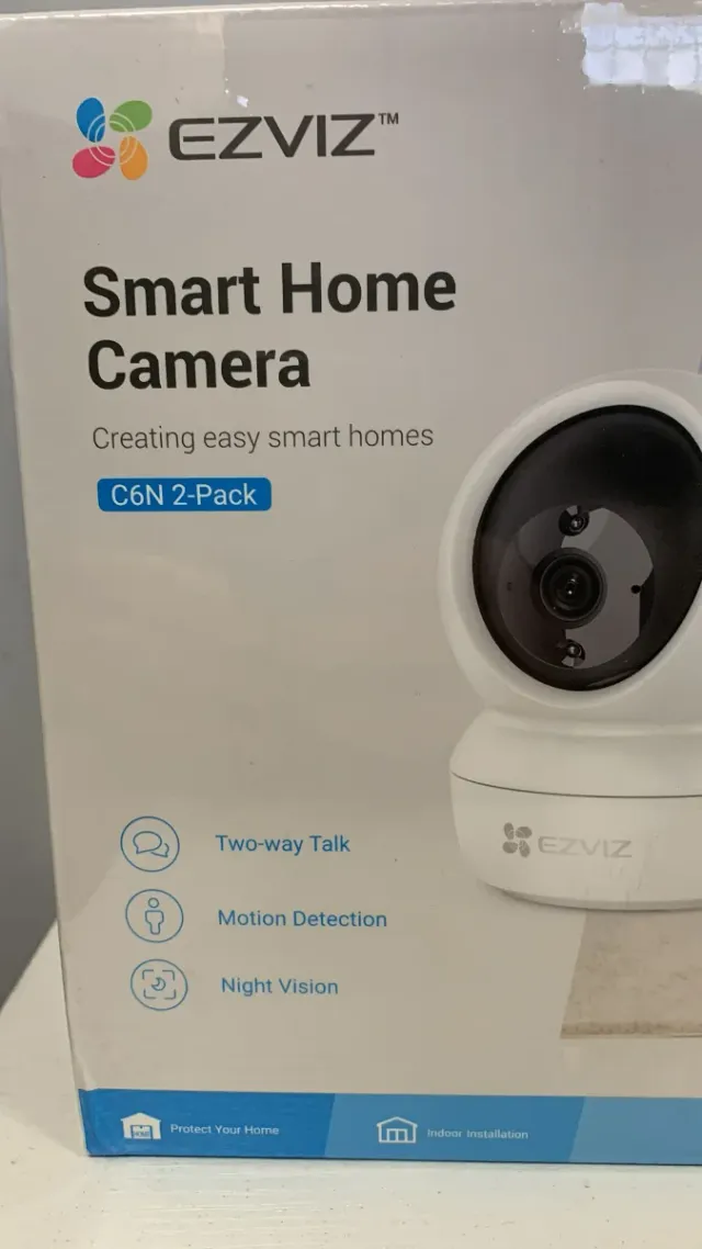 2 Cámaras EZVIZ C6N WiFi Vigilancia Interior 1080P