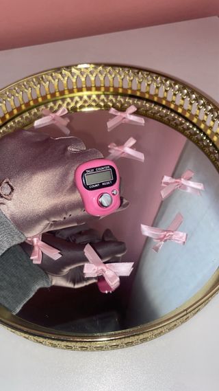 Tasbih electrónico rosa