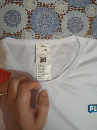 Maglietta Puma Bianca Uomo