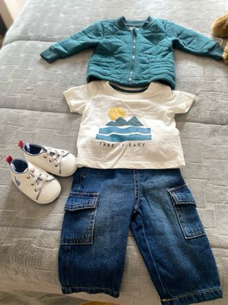 Conjunto deportivo Nike bebé azul