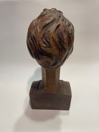 Busto Don Quijote Talla Madera Artesanal