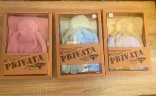 Conjunto gorro, bufanda y guantes privata