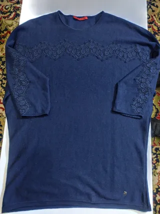 Jersey Carolina Herrera Azul Talla XL