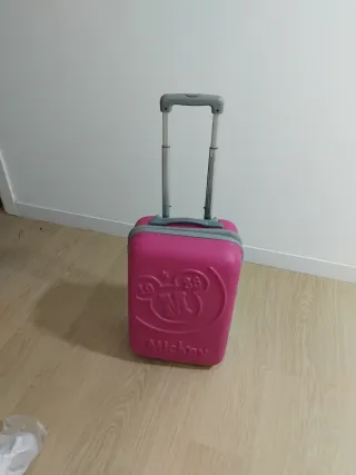 Maleta infantil Mickey rosa