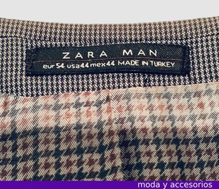 Traje Zara Pata de Gallo Talla L