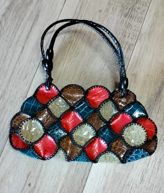 Borsetta pochette patchwork