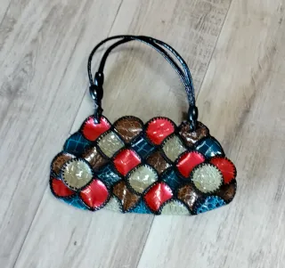 Borsetta pochette patchwork