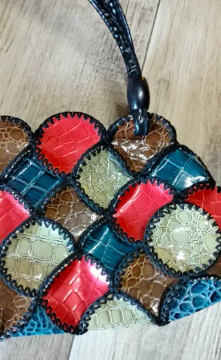 Borsetta pochette patchwork