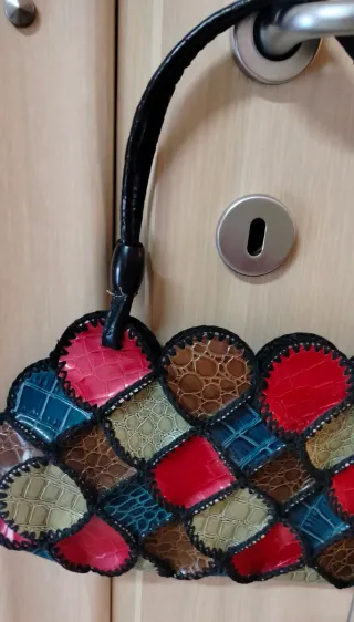 Borsetta pochette patchwork