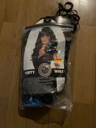 Peluca morena disfraz