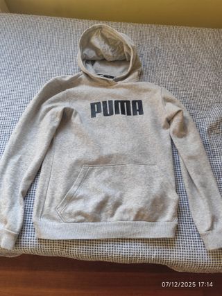Sudadera Puma Gris 13-14 años