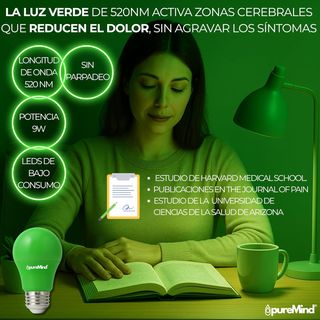 Pack Gorro Migrañas + Bombilla Luz Verde