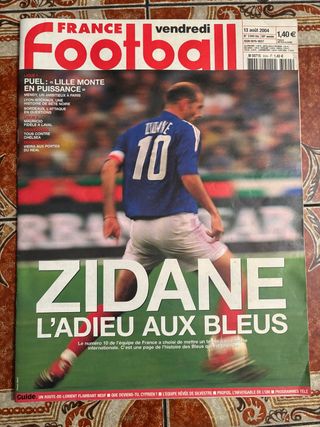 Zidane, addio alla Nazionale 13 agosto 2004